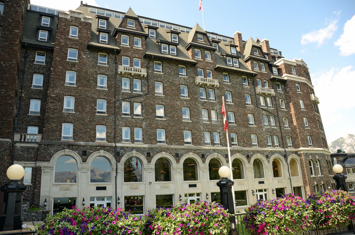 11 Banff Springs Hotel From Garden Terrace